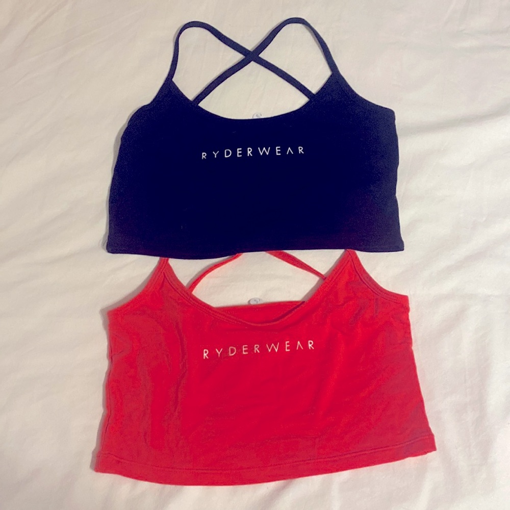 Ryderwear cropped tanks